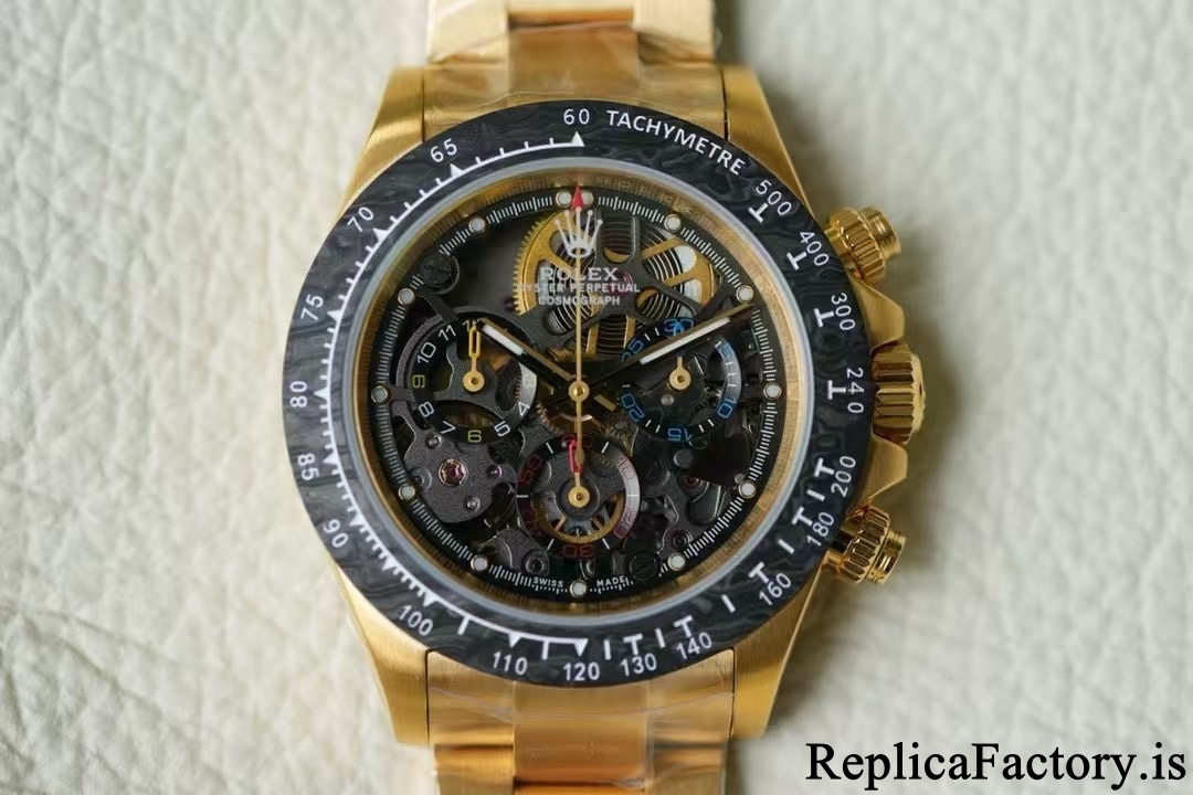 Rolex Daytona 116508 Artisans de Genève Skeleton Dial Steel Case Replica Watch - Image 2