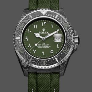 Rolex Sea Dweller DiW Carbon HUNTER ARABIC 43mm Luxury Mens Watch