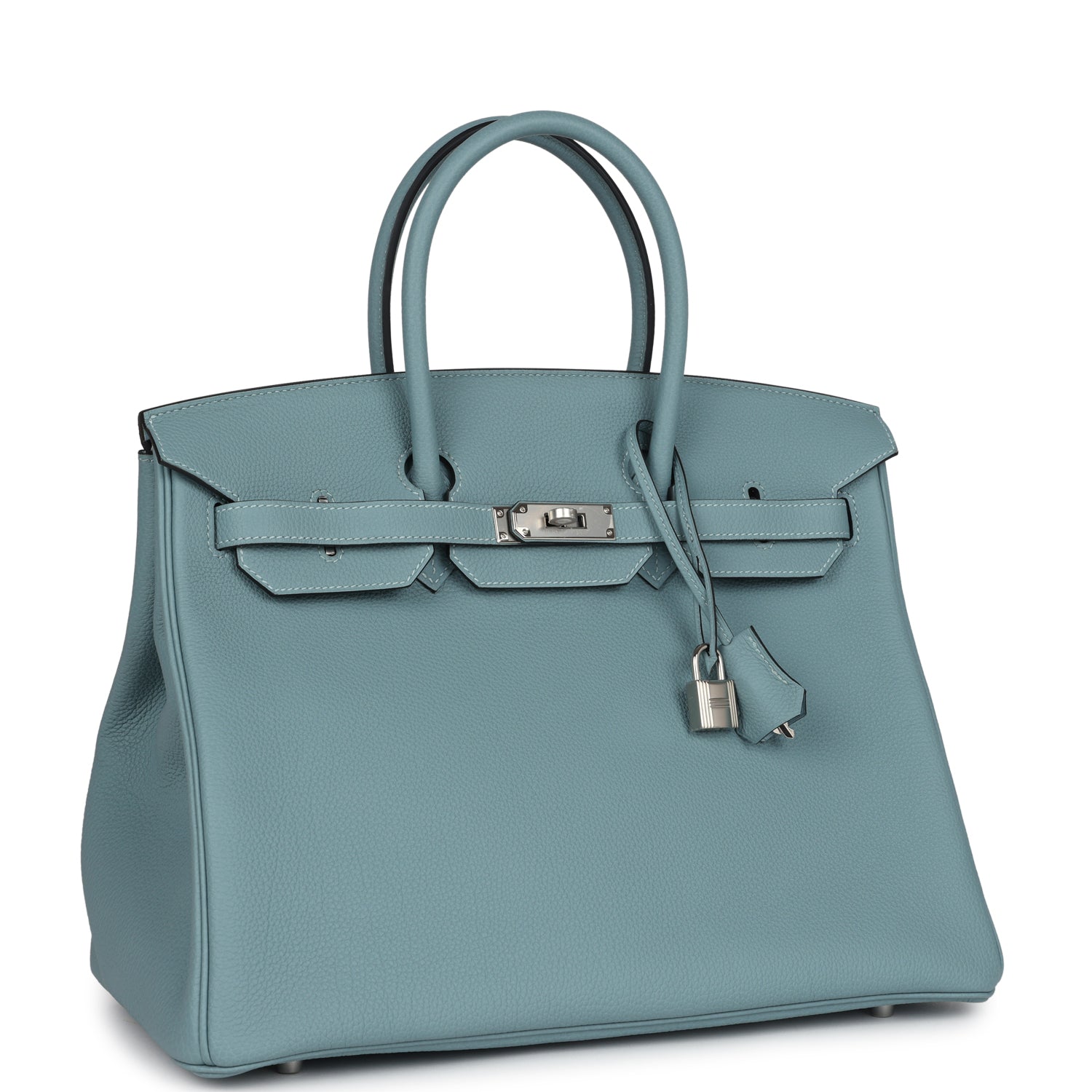 Hermes Birkin 35 Ciel Togo Palladium Hardware - Image 3
