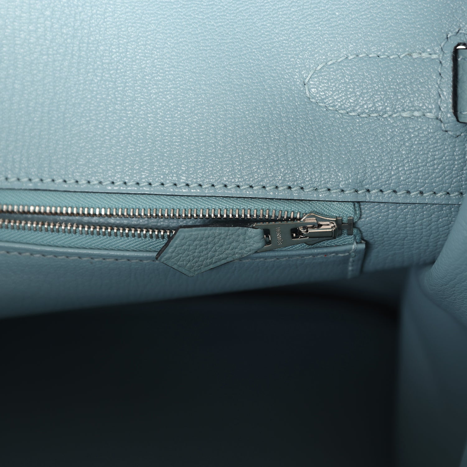 Hermes Birkin 35 Ciel Togo Palladium Hardware - Image 7