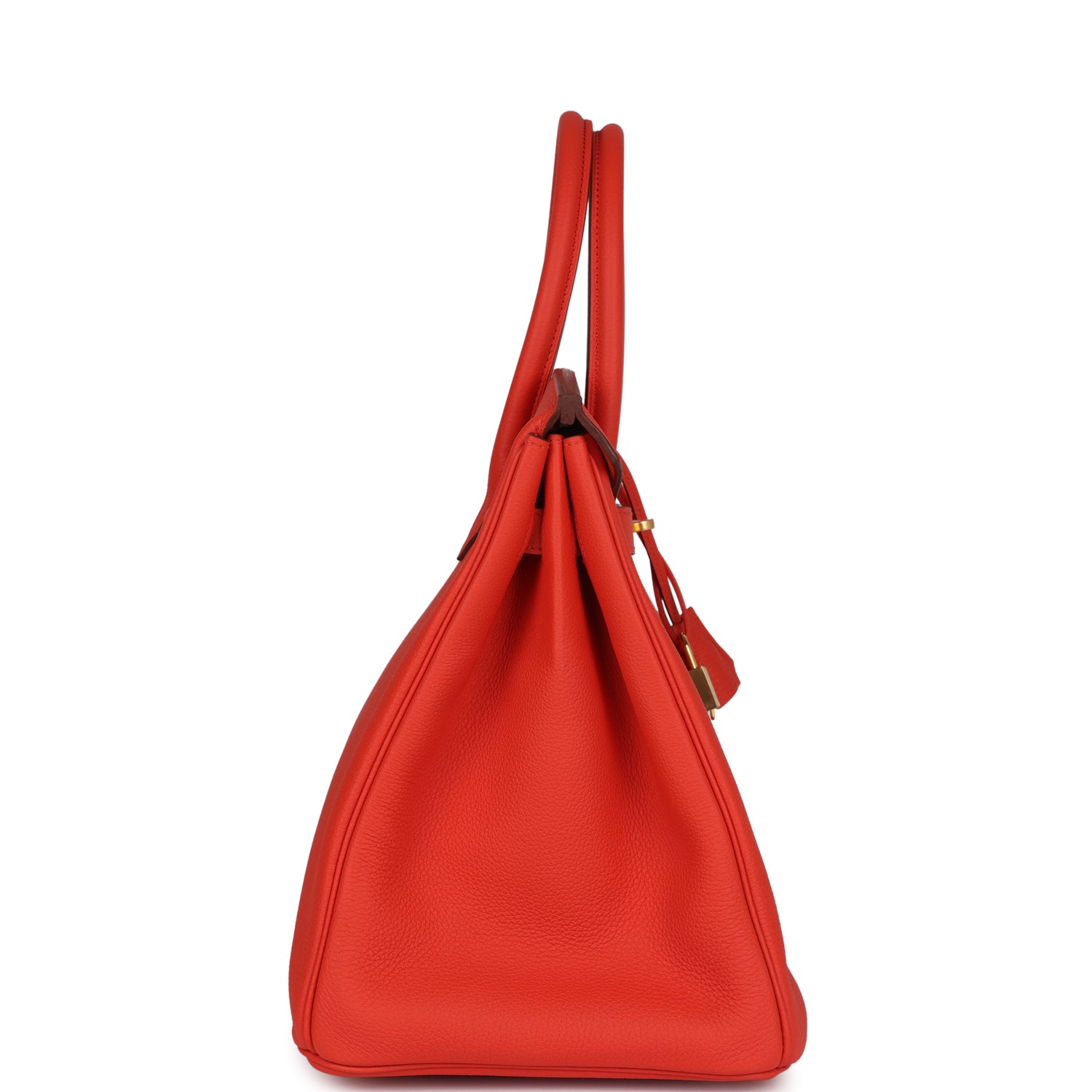 Hermes Birkin 35 Capucine Togo Gold Hardware - Image 5