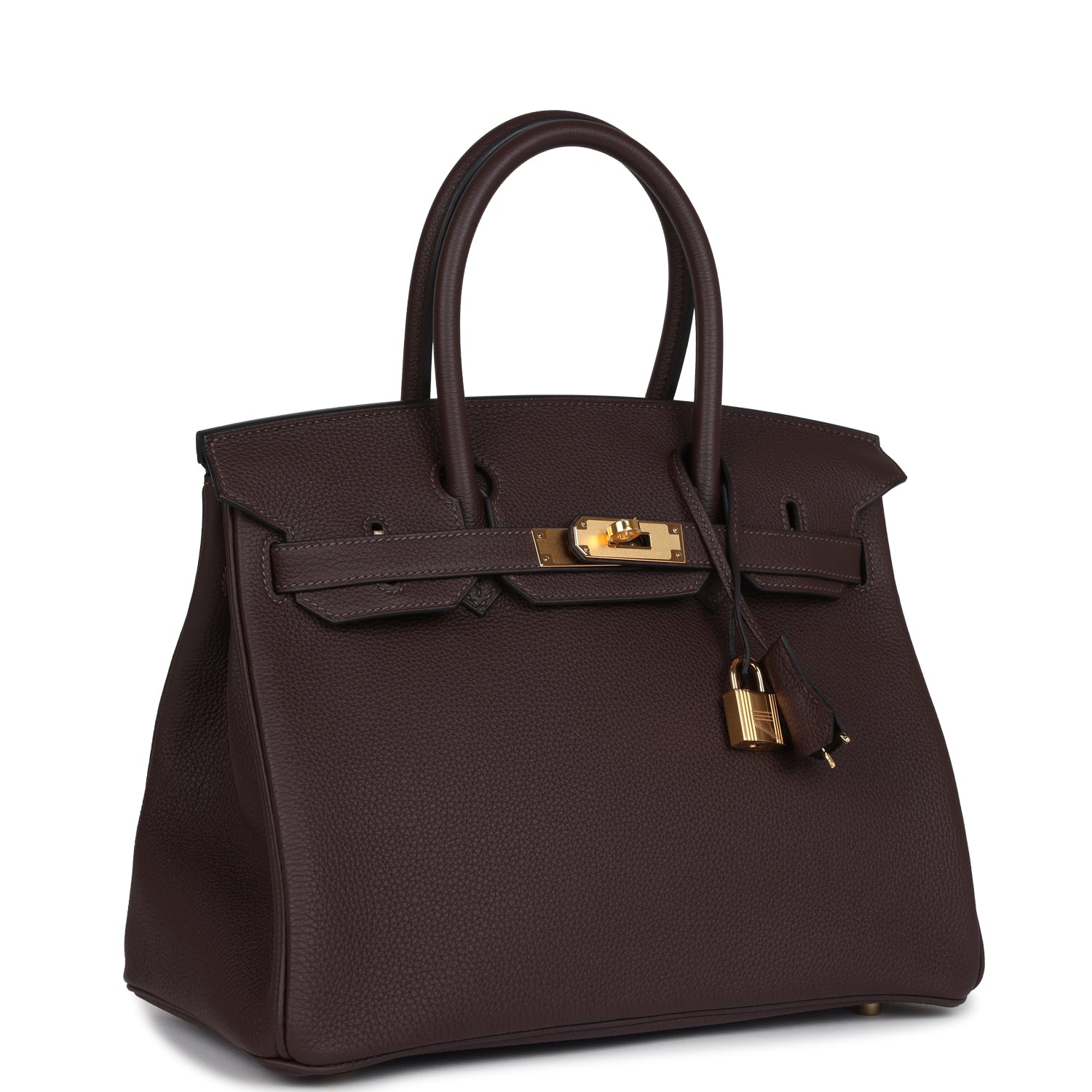 Hermes Birkin 30 Chocolat Togo Gold Hardware - Image 6