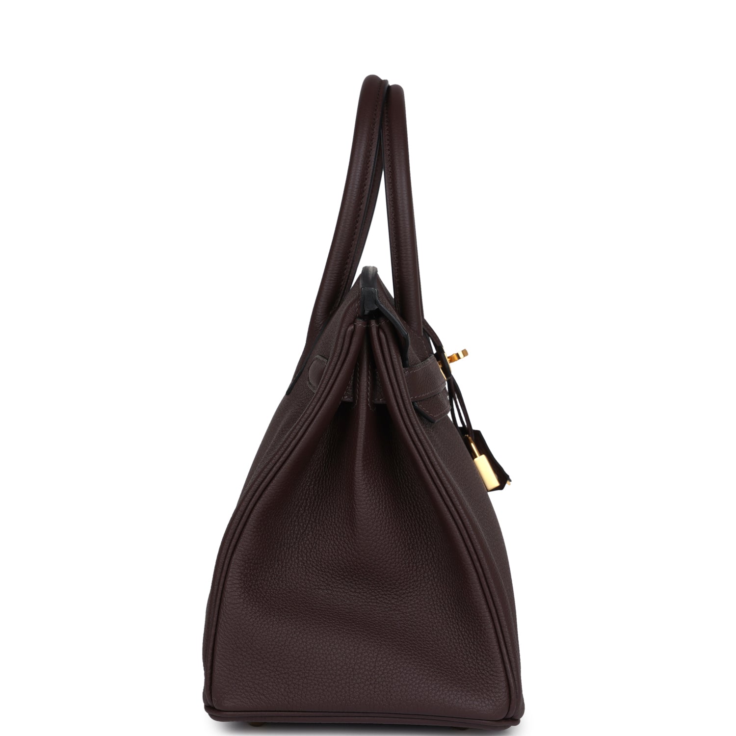 Hermes Birkin 30 Chocolat Togo Gold Hardware - Image 7