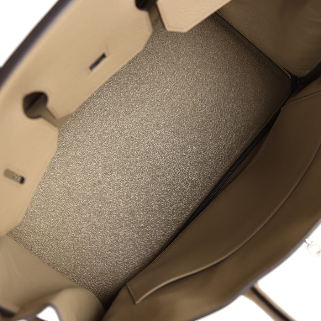 Hermes Birkin 35 Beige Marfa Togo Palladium Hardware - Image 4