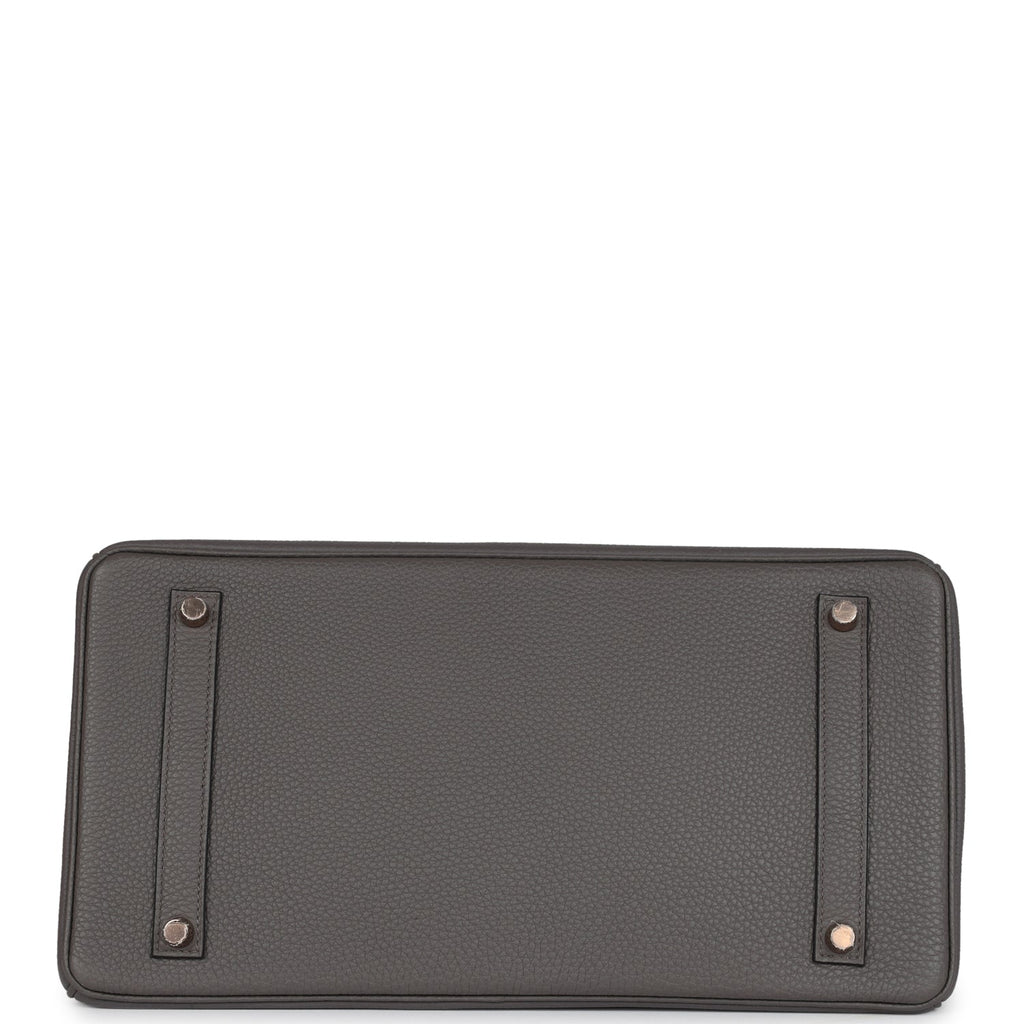 Hermes Birkin 35 Etain Togo Rose Gold Hardware - Image 2