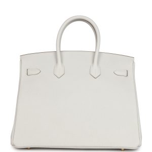 Hermes Birkin 35 Gris Pale Togo Gold Hardware