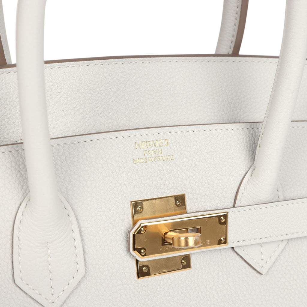 Hermes Birkin 35 Gris Pale Togo Gold Hardware - Image 2