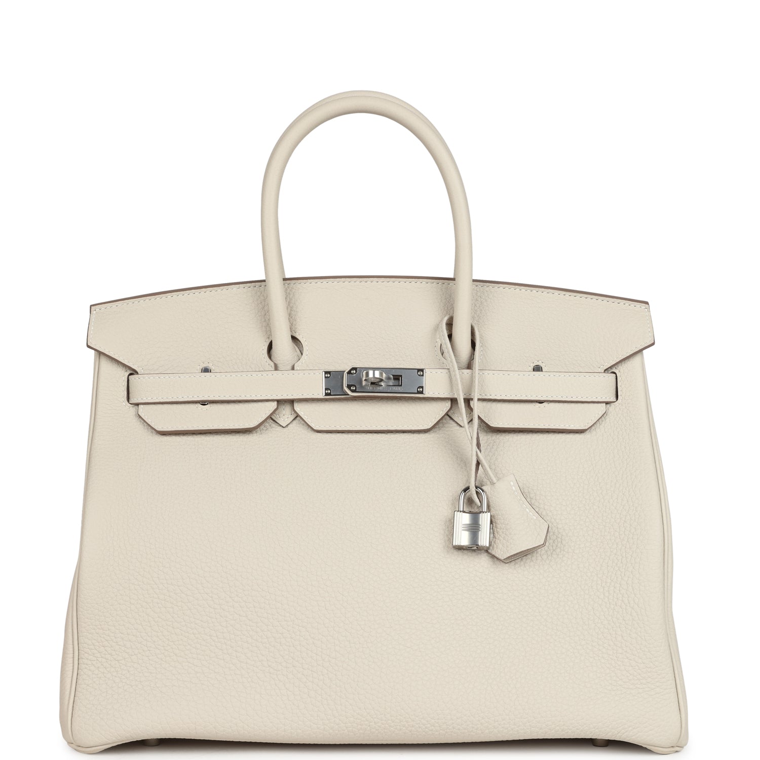 Hermes Birkin 35 Mushroom Togo Palladium Hardware - Image 5