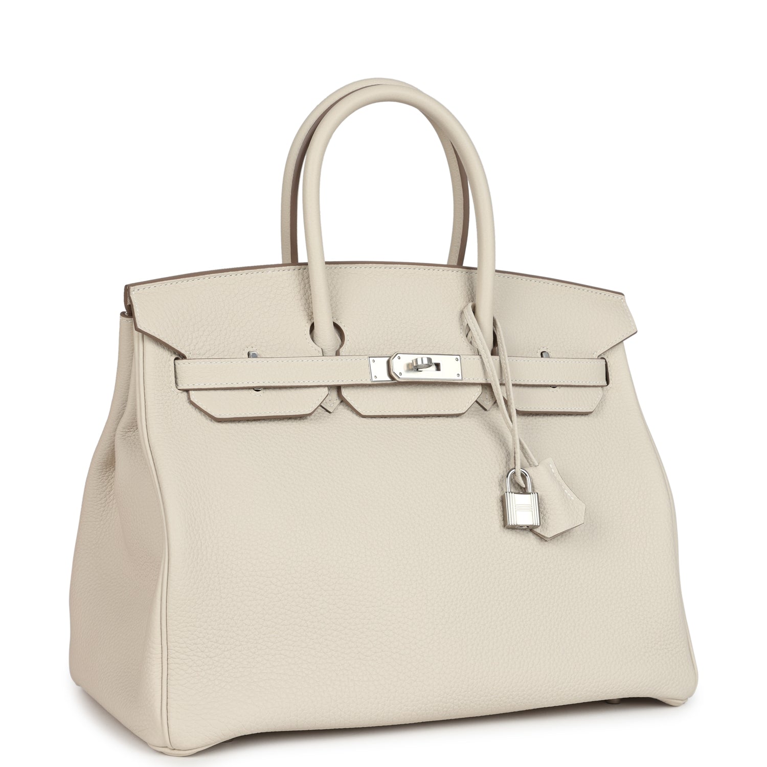 Hermes Birkin 35 Mushroom Togo Palladium Hardware - Image 8