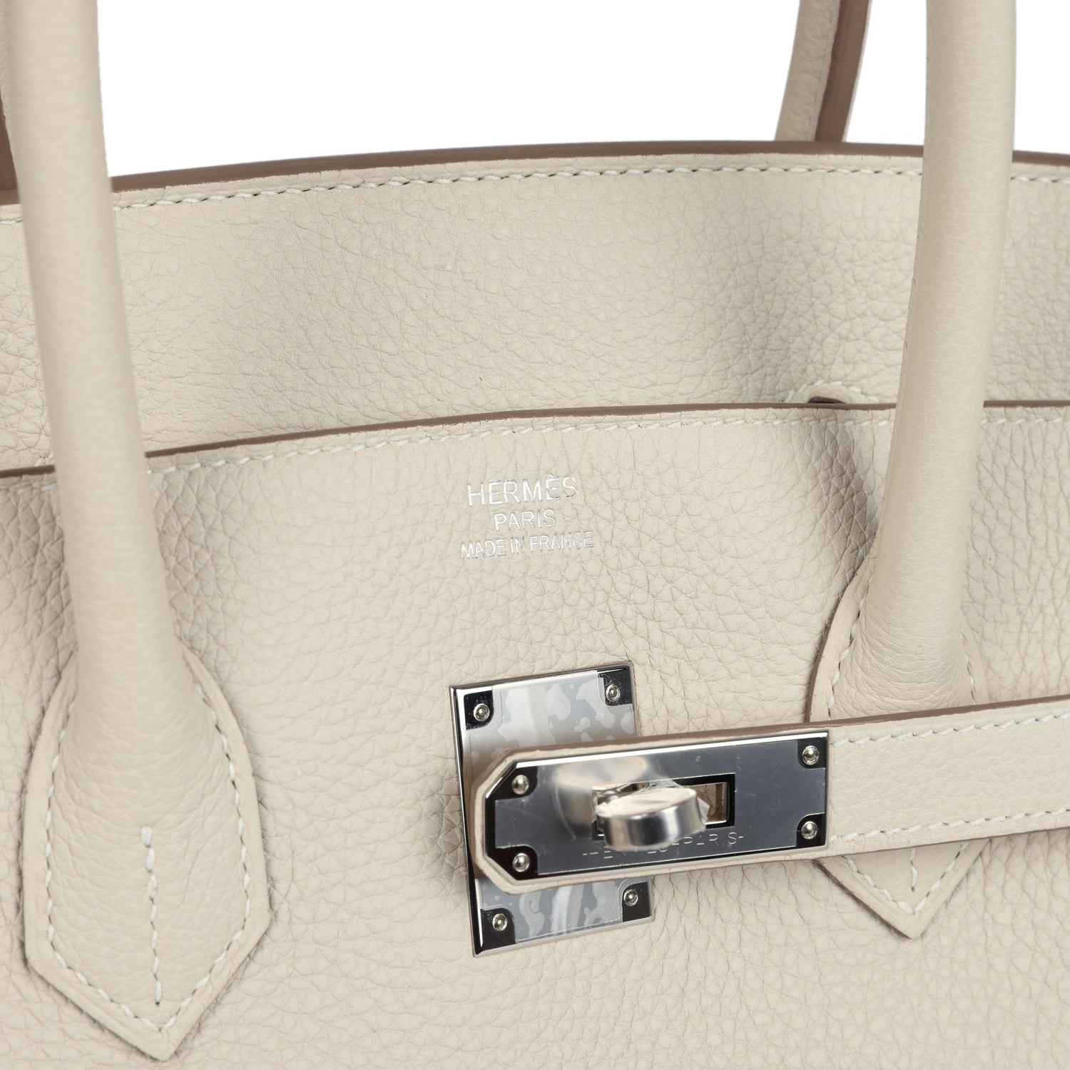 Hermes Birkin 35 Mushroom Togo Palladium Hardware - Image 3
