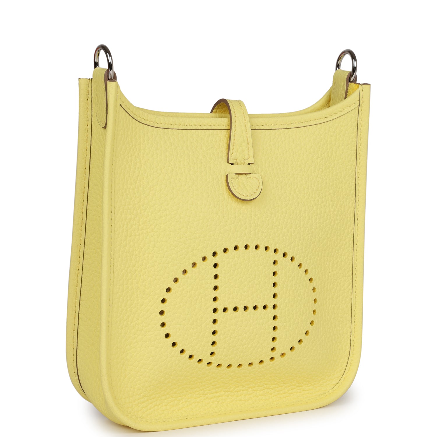 Hermes Evelyne TPM Limoncello Clemence Palladium Hardware - Image 3