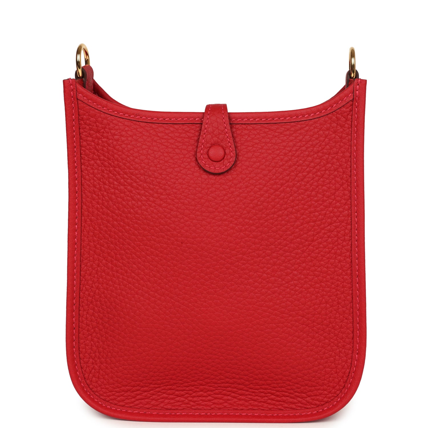 Hermes Evelyne TPM Vermillion Clemence Gold Hardware - Image 3