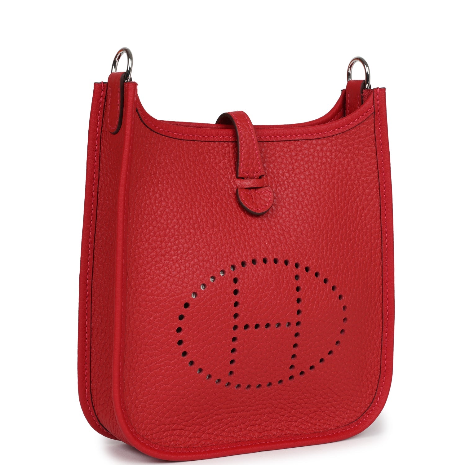 Hermes Evelyne TPM Vermillion Clemence Palladium Hardware - Image 7