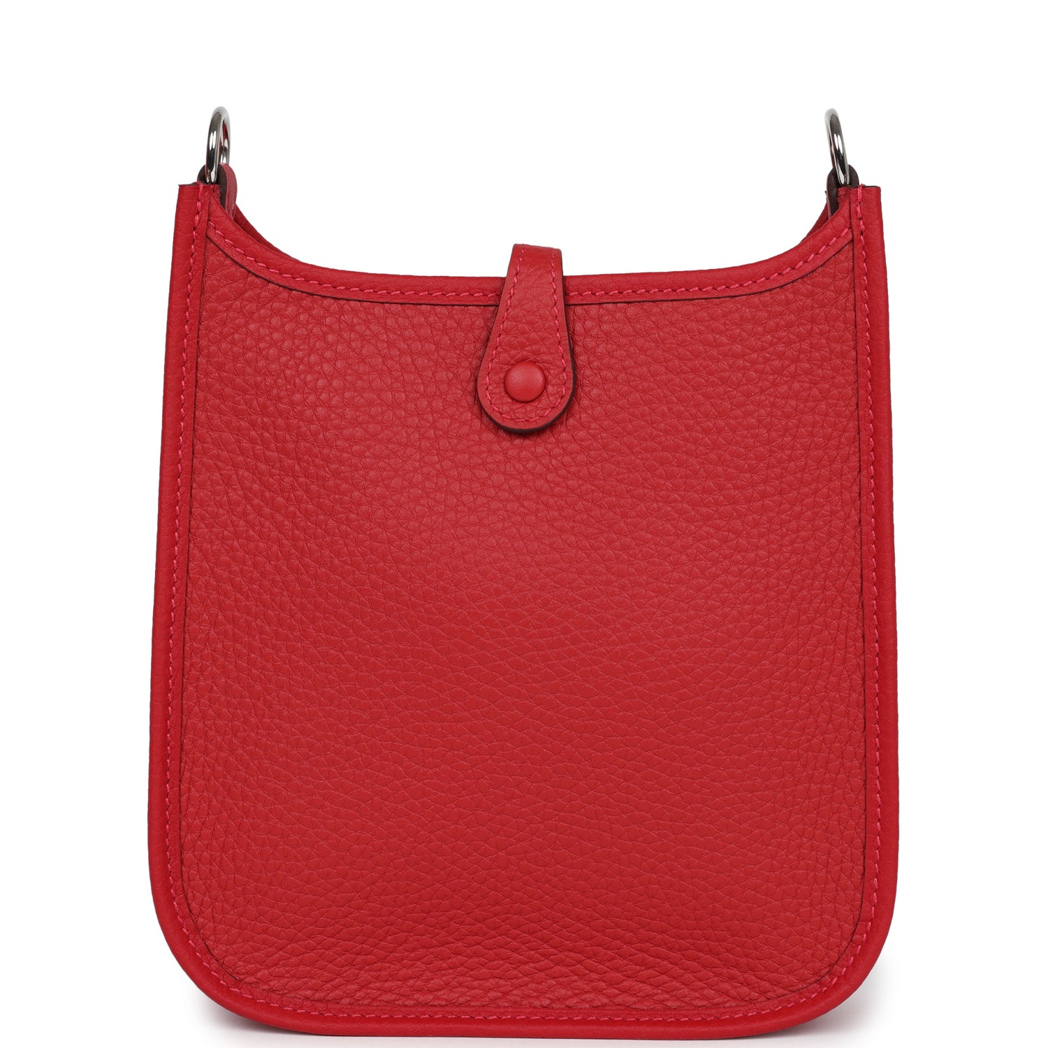 Hermes Evelyne TPM Vermillion Clemence Palladium Hardware - Image 4