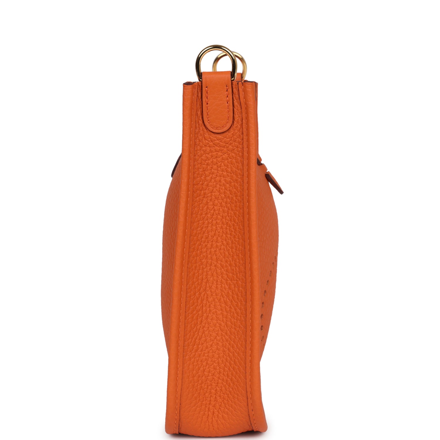 Hermes Evelyne TPM Orange Clemence Gold Hardware - Image 3