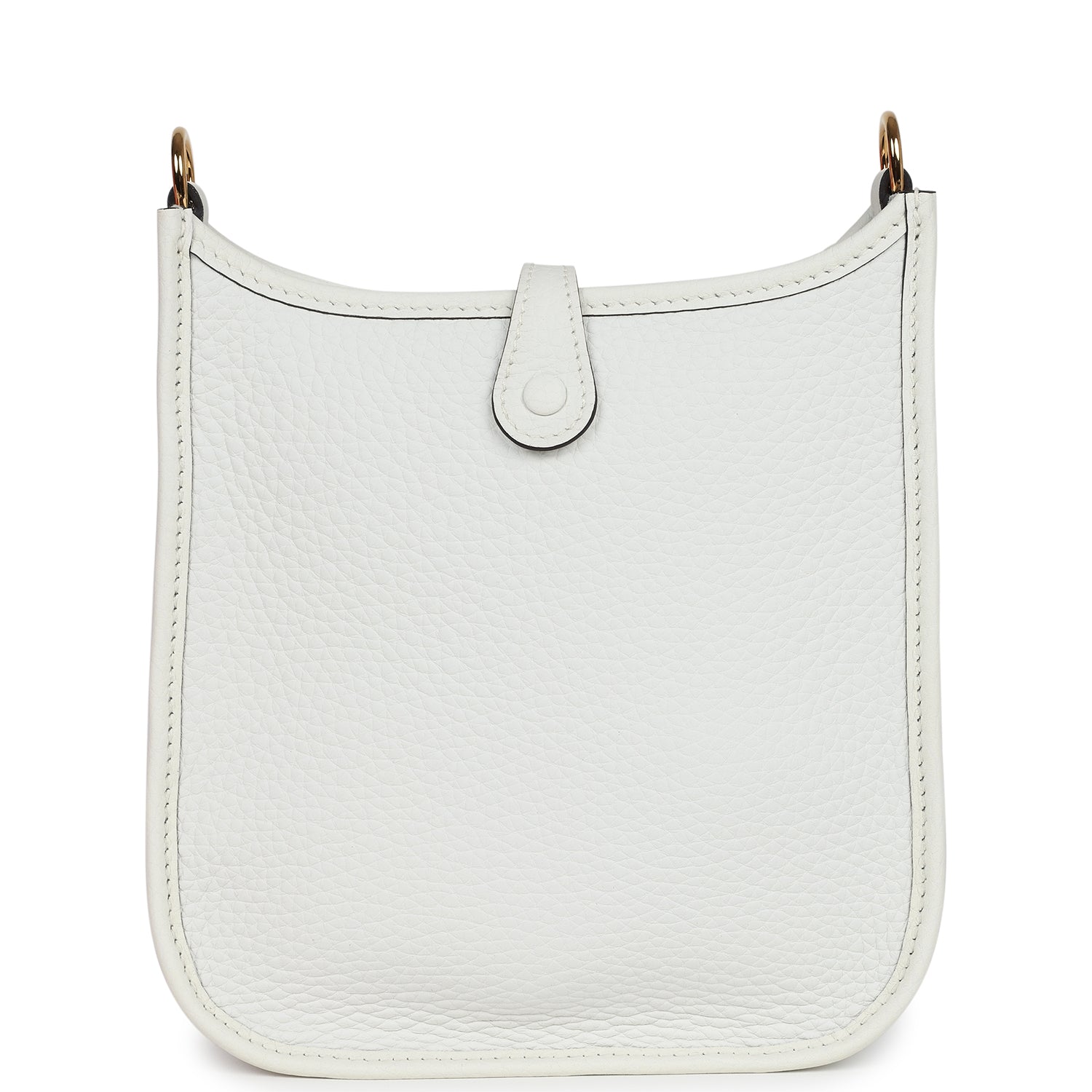 Hermes Evelyne TPM New White Clemence Gold Hardware - Image 4