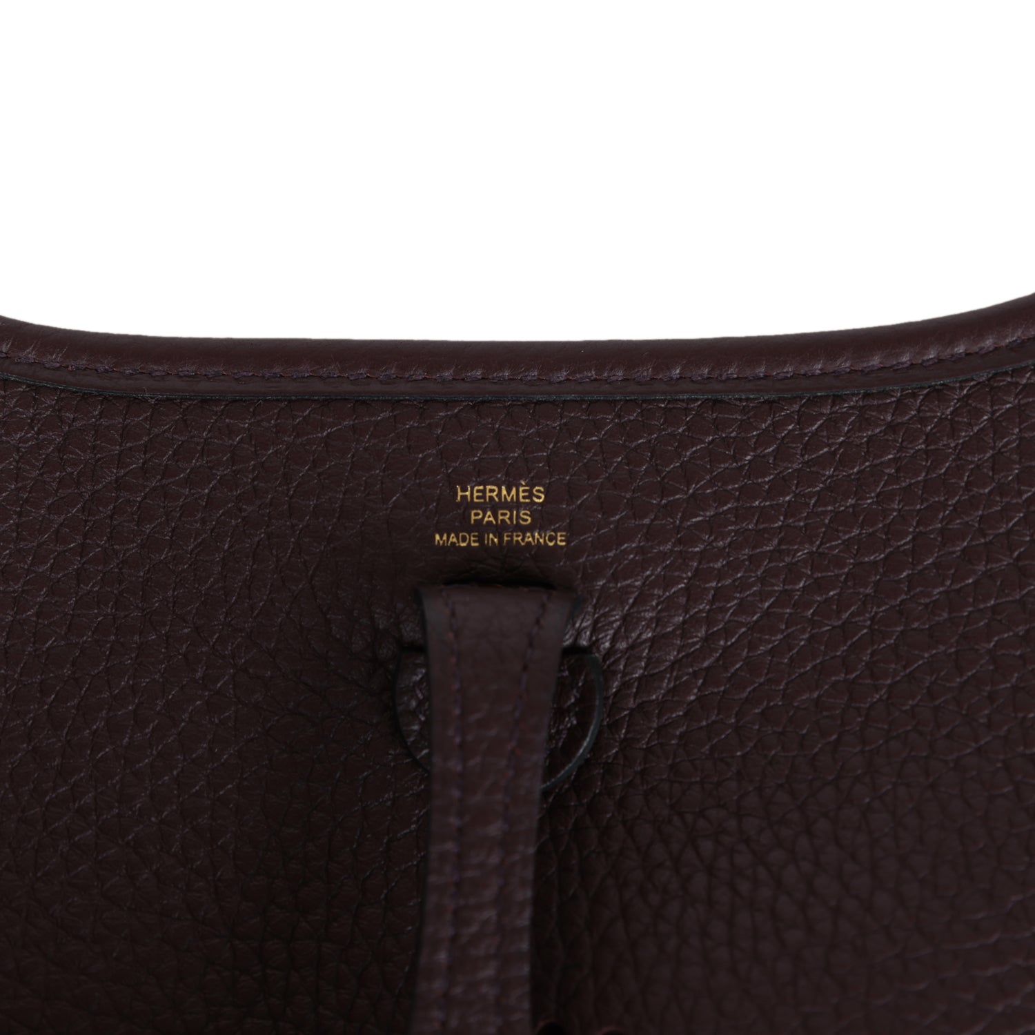 Hermes Evelyne TPM Rouge Sellier Clemence Gold Hardware - Image 7