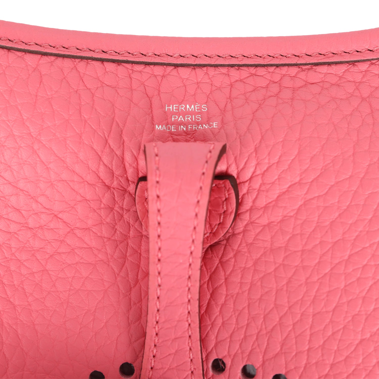 Hermes Evelyne TPM Rose Azalee Clemence Palladium Hardware - Image 6
