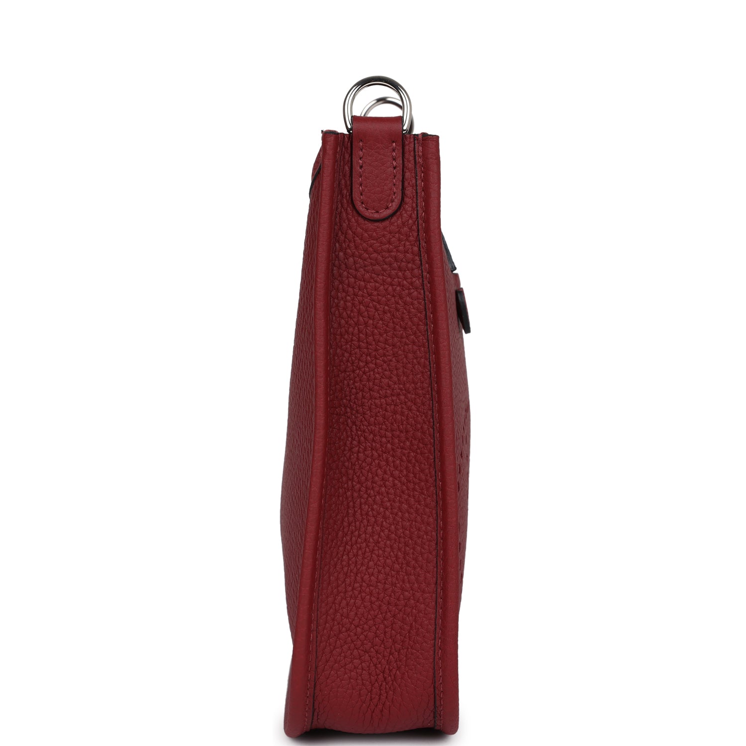 Hermes Evelyne TPM Rouge H Clemence Palladium Hardware - Image 6