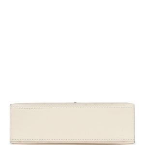 Hermes Kelly Pochette Nata Ostrich Palladium Hardware