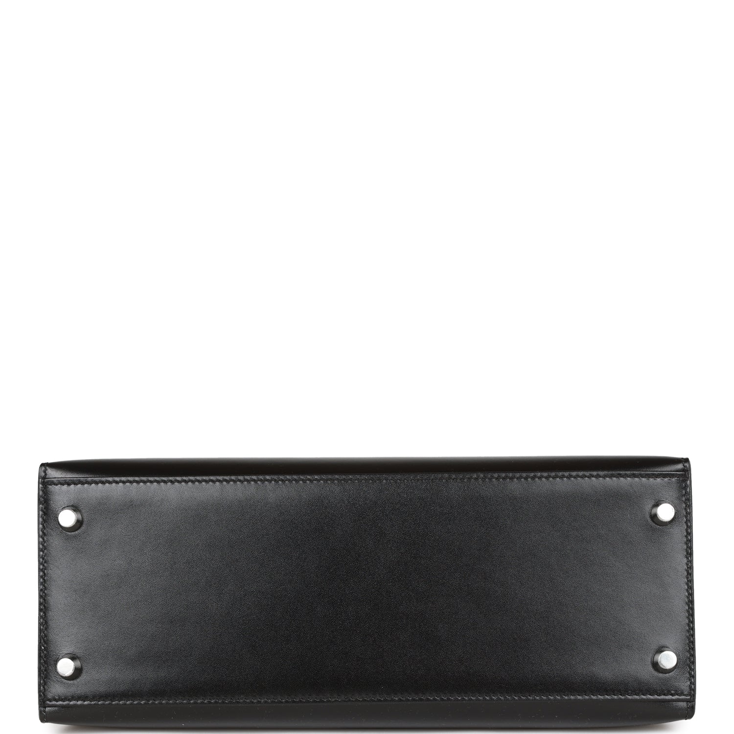 Hermes Kelly Sellier 28 Black Box Palladium Hardware - Image 2