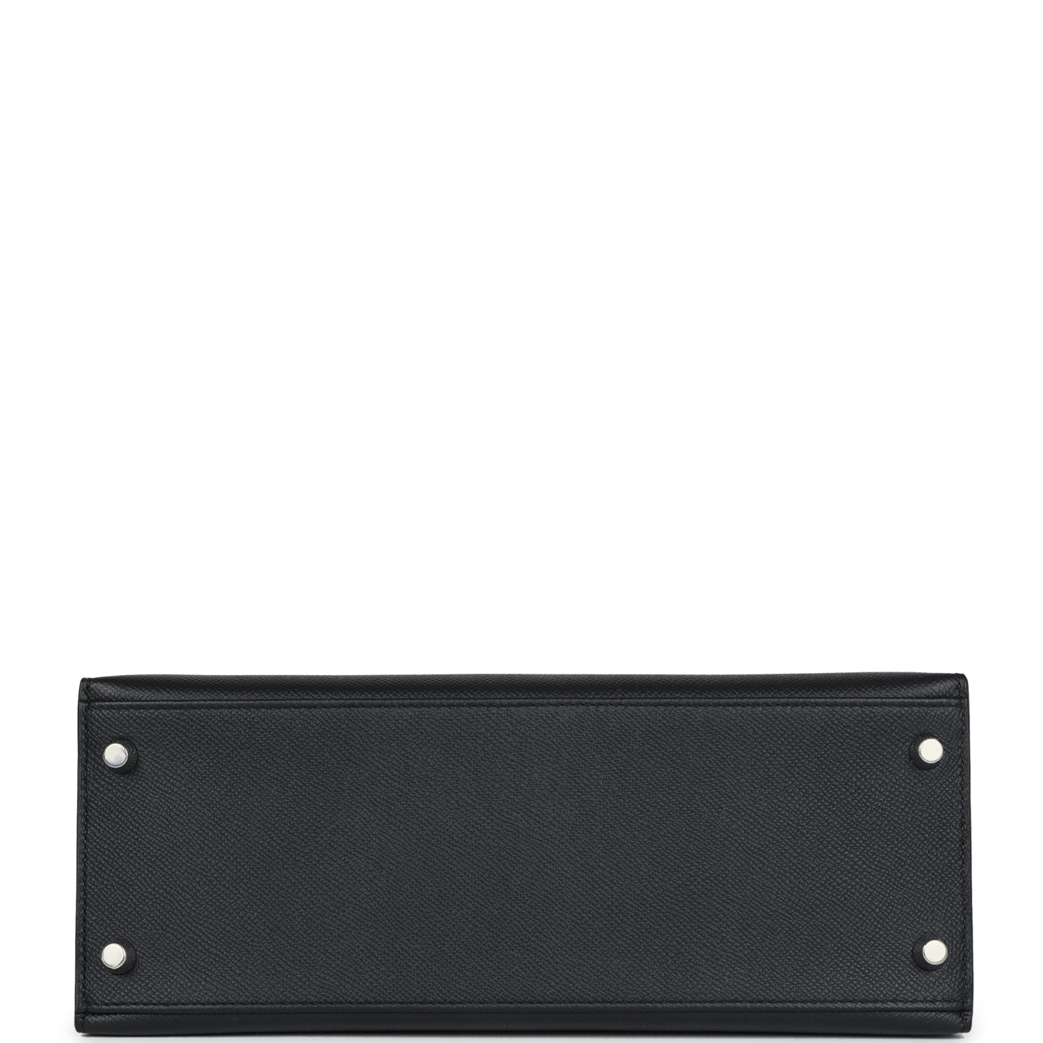 Hermes Kelly Sellier 28 Black Epsom Palladium Hardware - Image 5