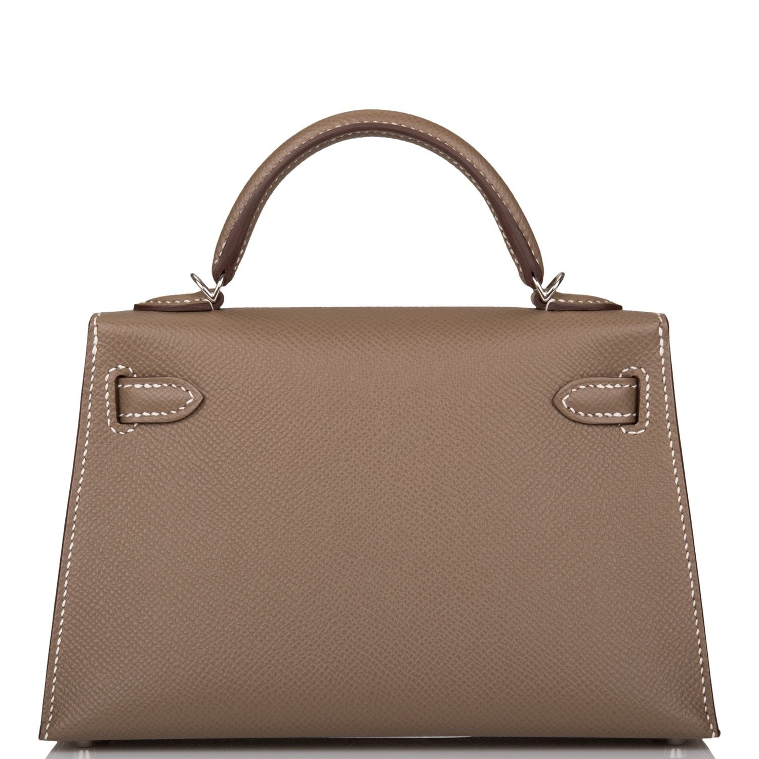 Hermes Kelly Sellier 20 Etoupe Epsom Palladium Hardware - Image 2