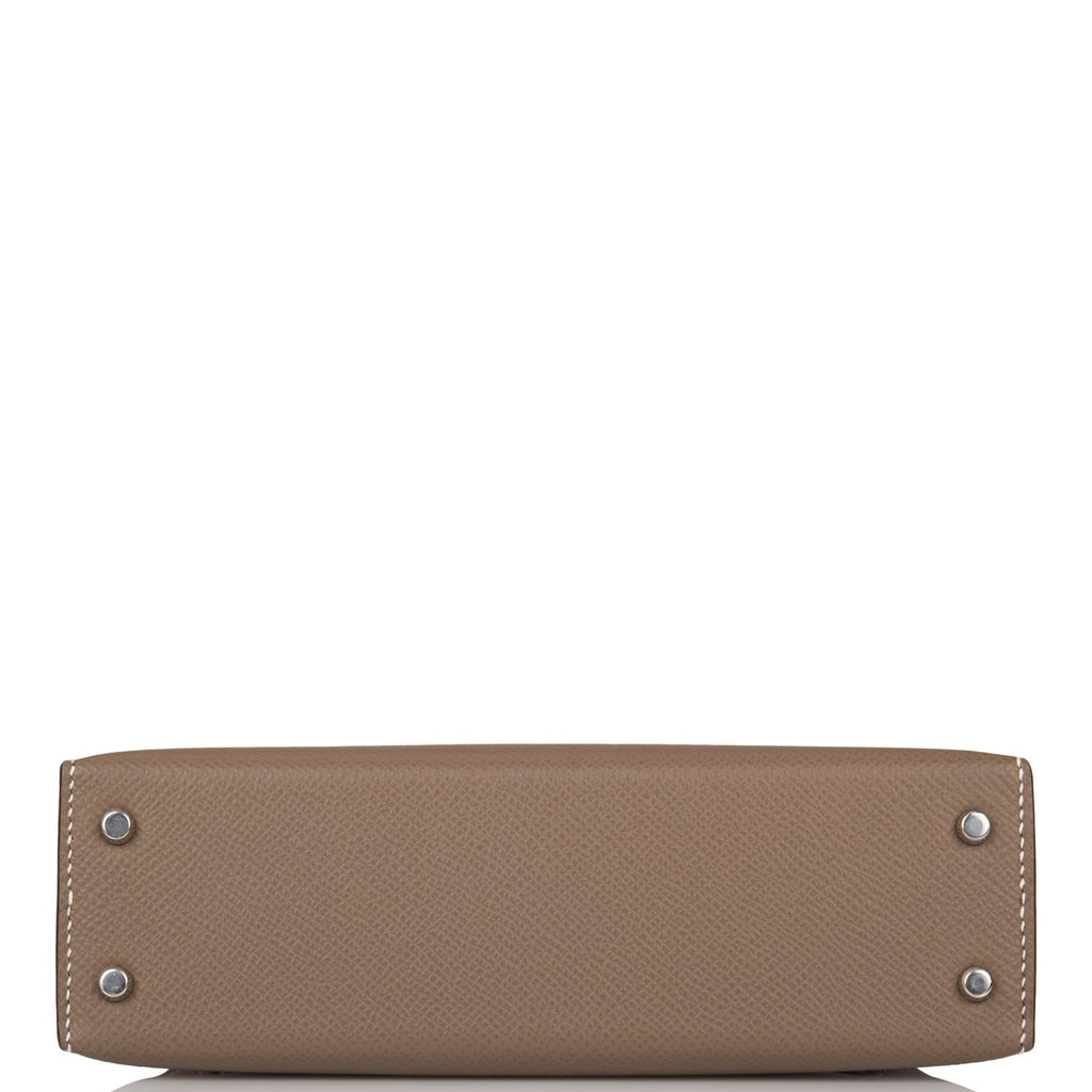 Hermes Kelly Sellier 20 Etoupe Epsom Palladium Hardware - Image 5
