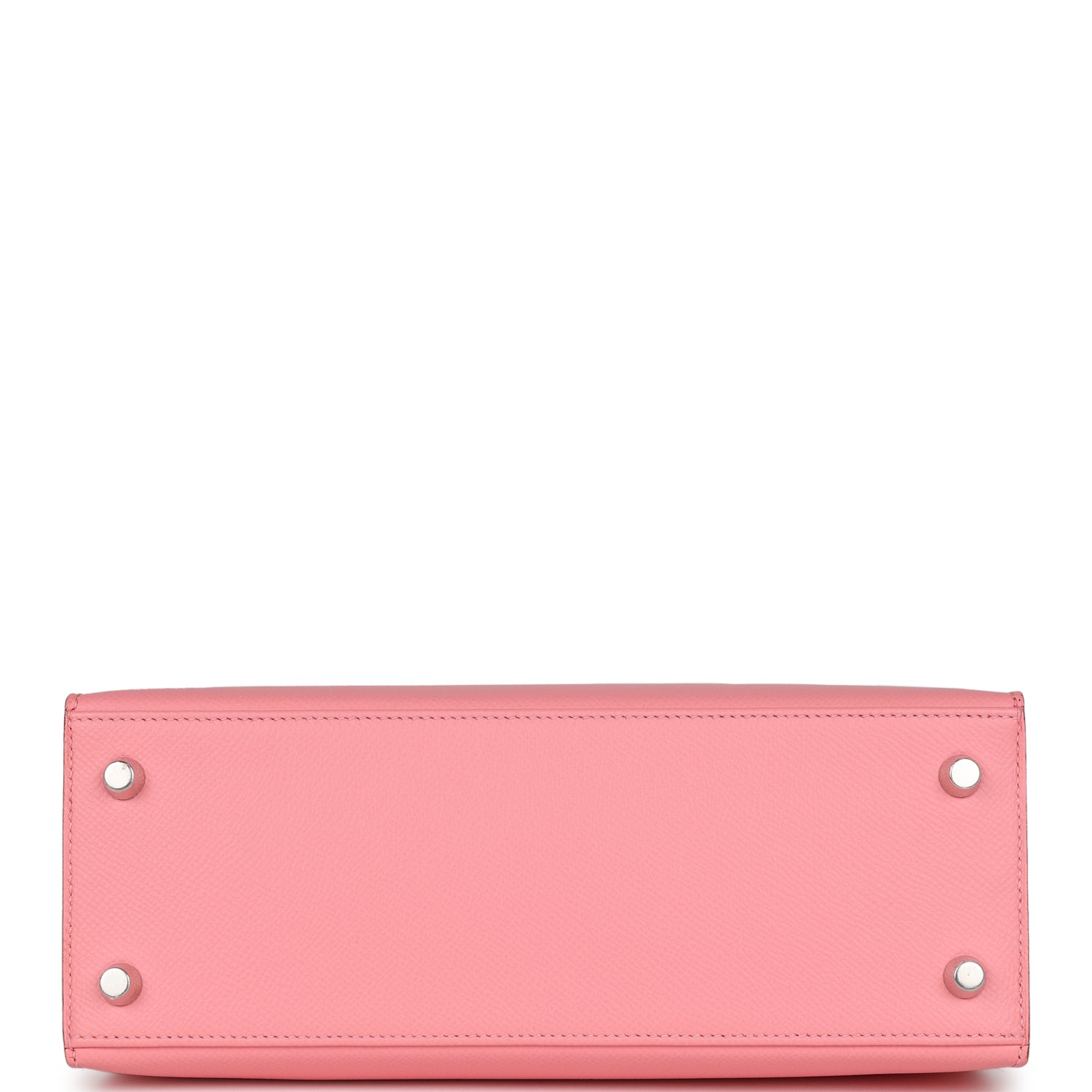 Hermes Kelly Sellier 25 Rose Confetti Epsom Palladium Hardware - Image 2
