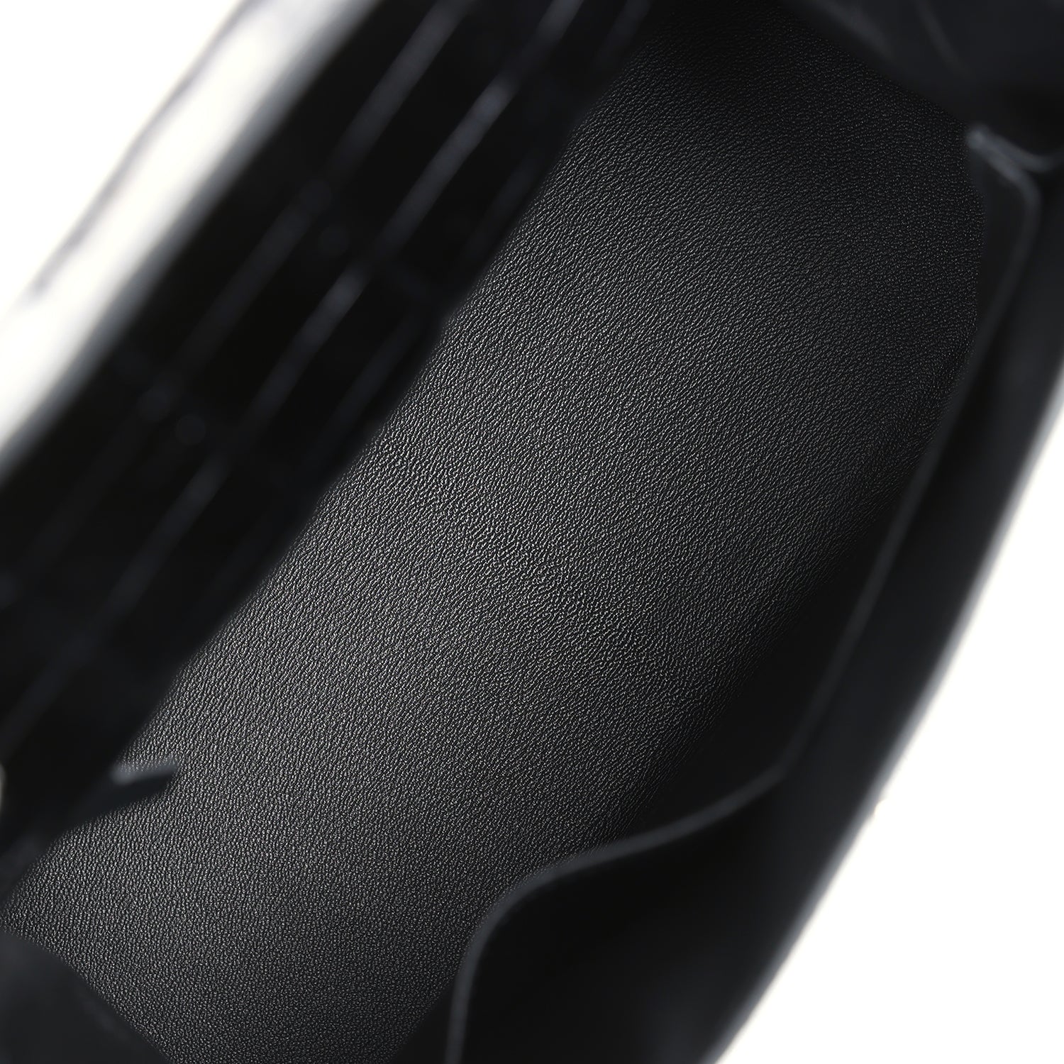 Hermes Kelly Sellier 28 Black Shiny Niloticus Crocodile Palladium Hardware - Image 3