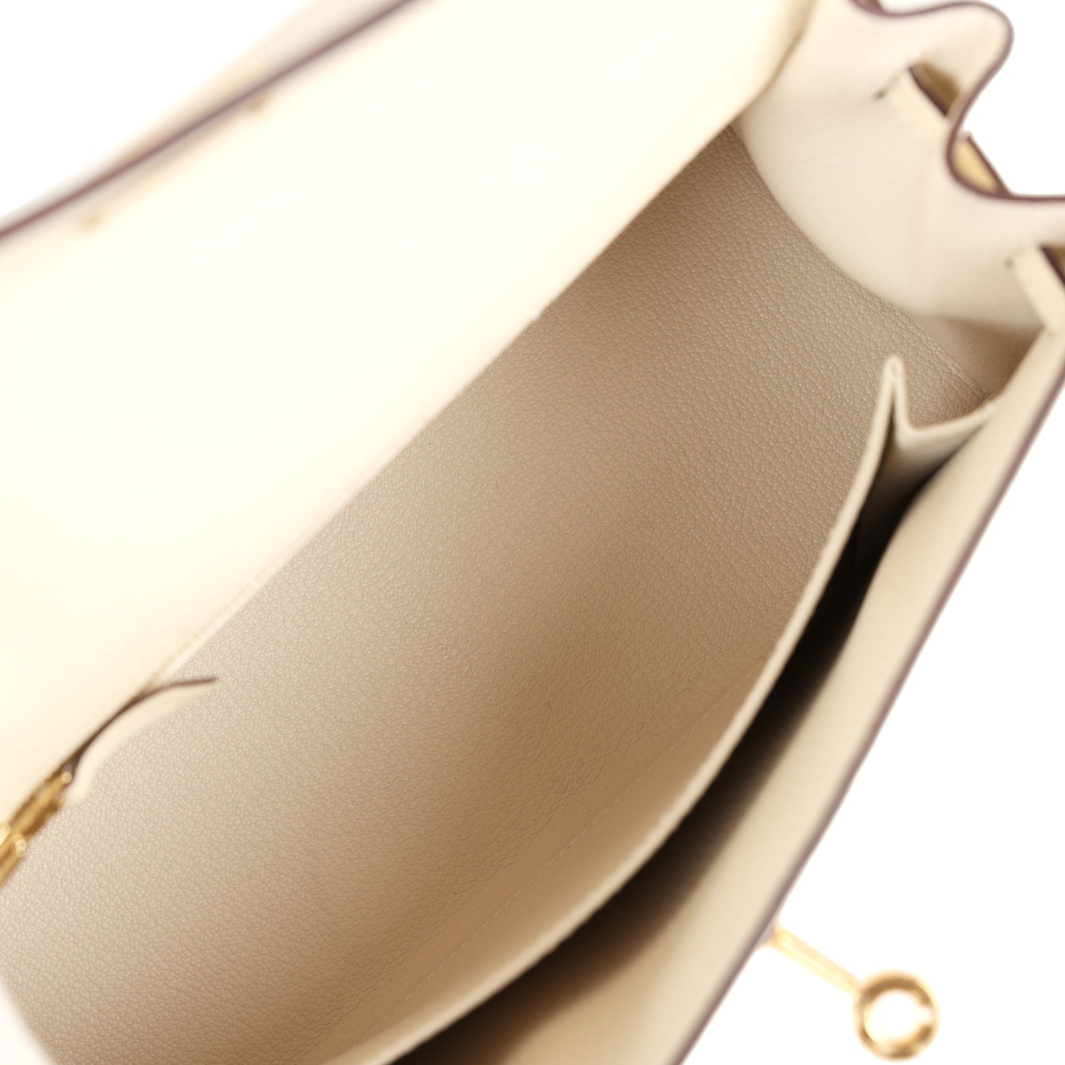 Hermes Kelly Sellier 25 Nata Epsom Gold Hardware - Image 3