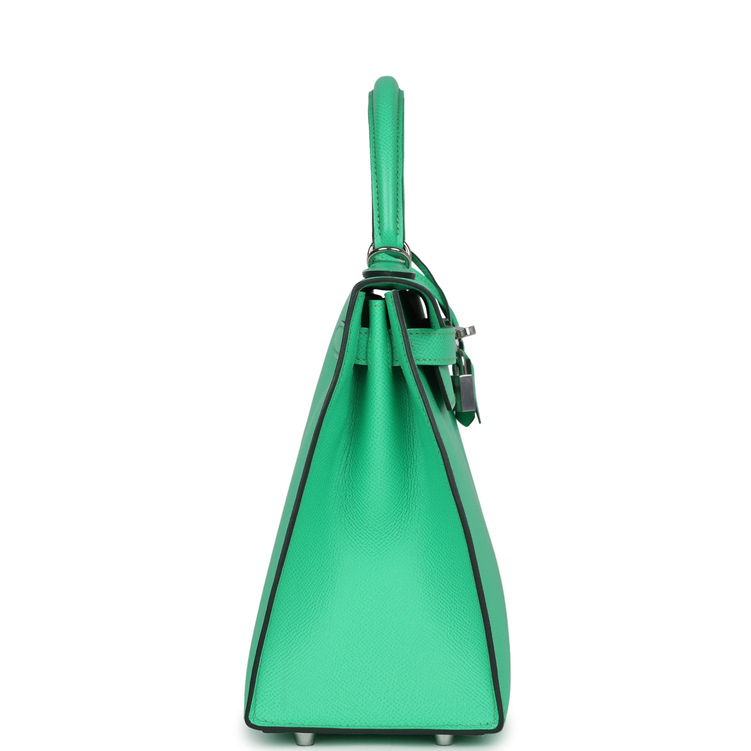 Hermes Kelly Sellier 28 Vert Comics Epsom Palladium Hardware - Image 2