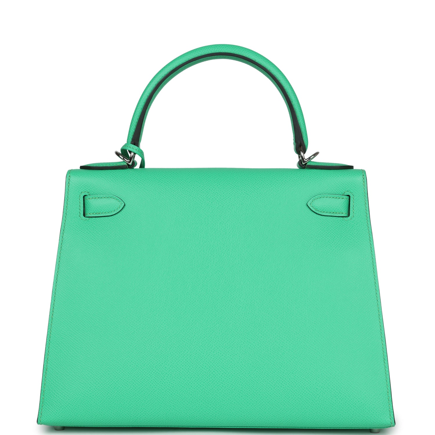 Hermes Kelly Sellier 28 Vert Comics Epsom Palladium Hardware - Image 6