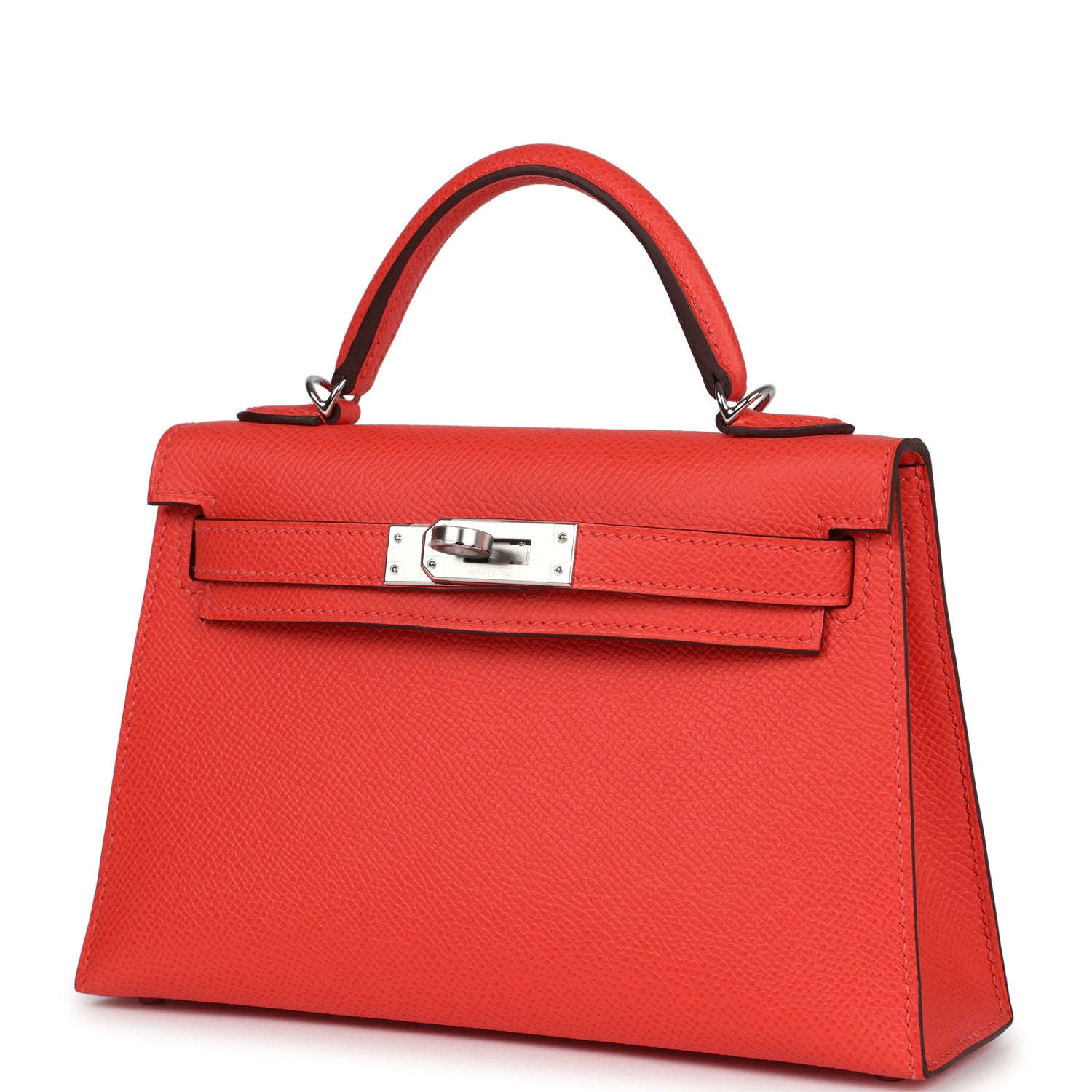 Hermes Kelly Sellier 20 Red Field Epsom Palladium Hardware - Image 4