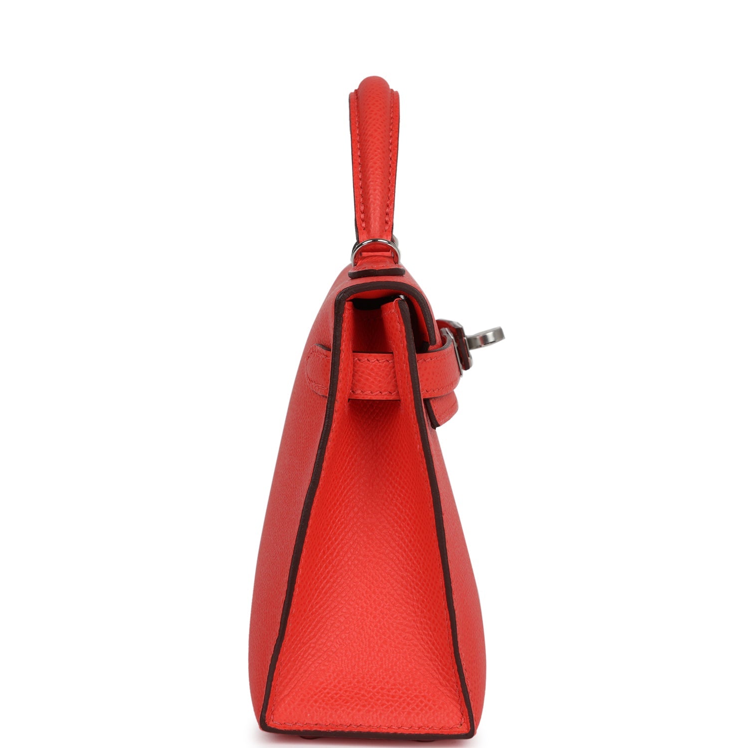 Hermes Kelly Sellier 20 Red Field Epsom Palladium Hardware - Image 8
