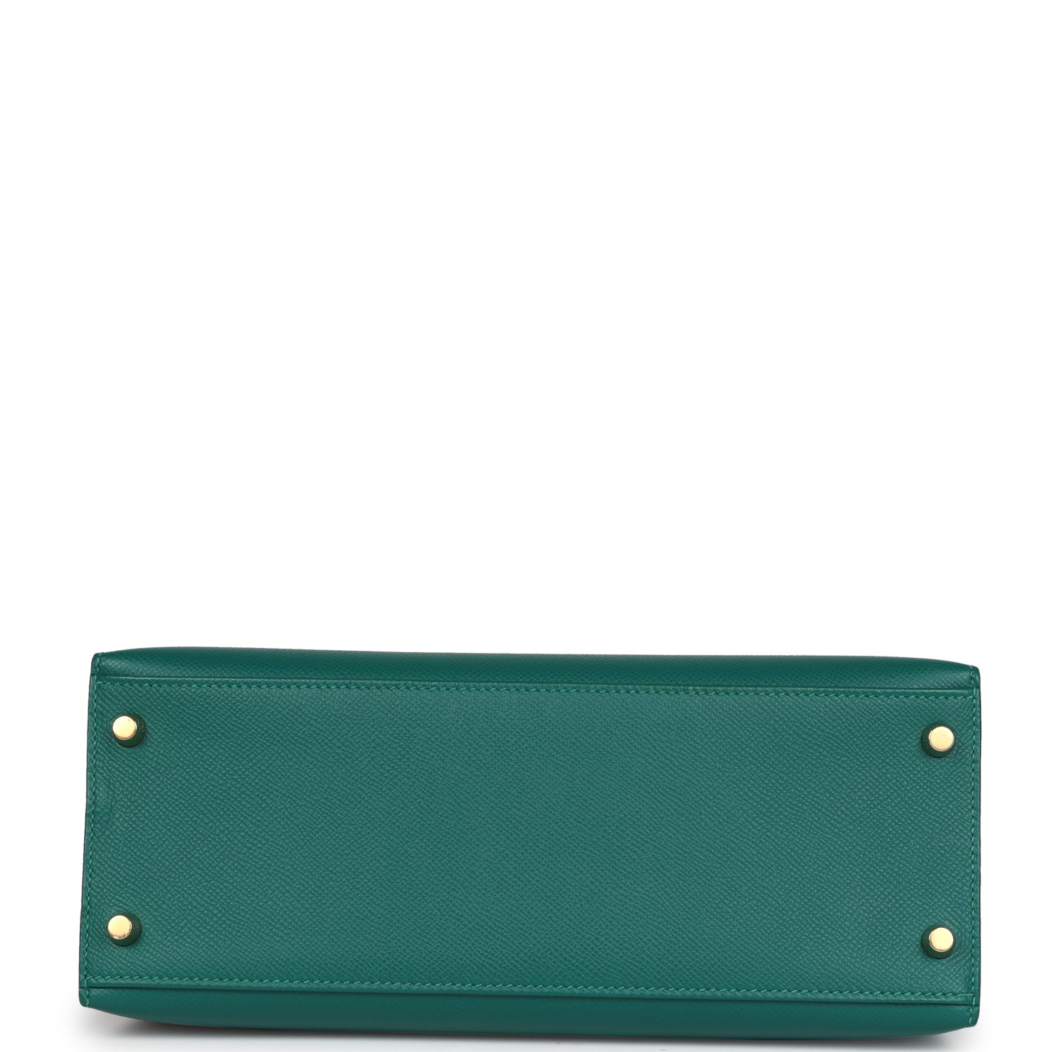Hermes Kelly Sellier 28 Malachite Epsom Gold Hardware - Image 7