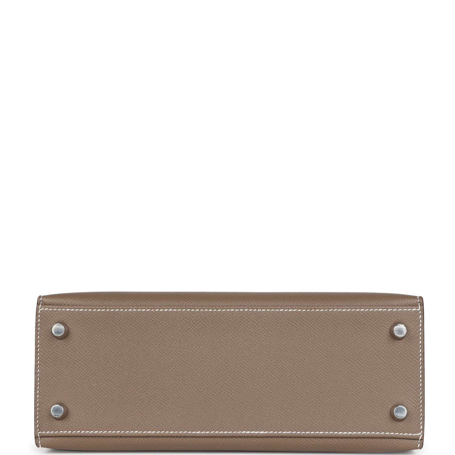 Hermes Kelly Sellier 25 Etoupe Epsom Palladium Hardware - Image 9