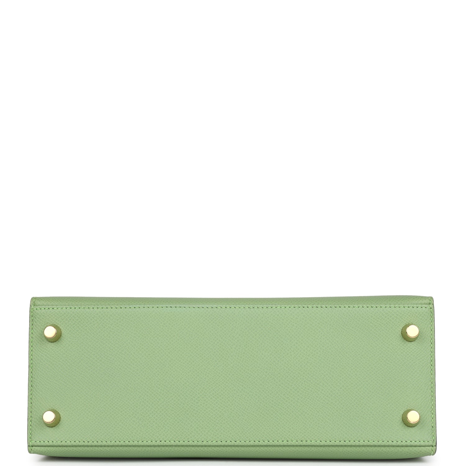Hermes Kelly Sellier 25 Vert Criquet Epsom Gold Hardware