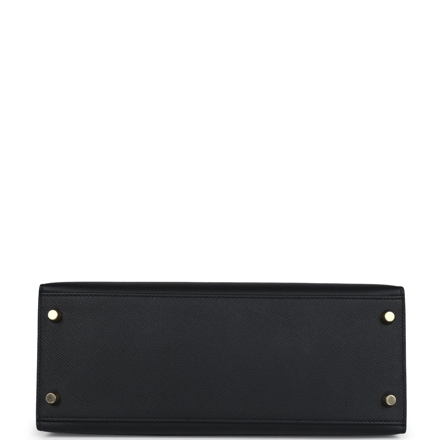 Hermes Kelly Sellier 28 Black Epsom Gold Hardware - Image 3