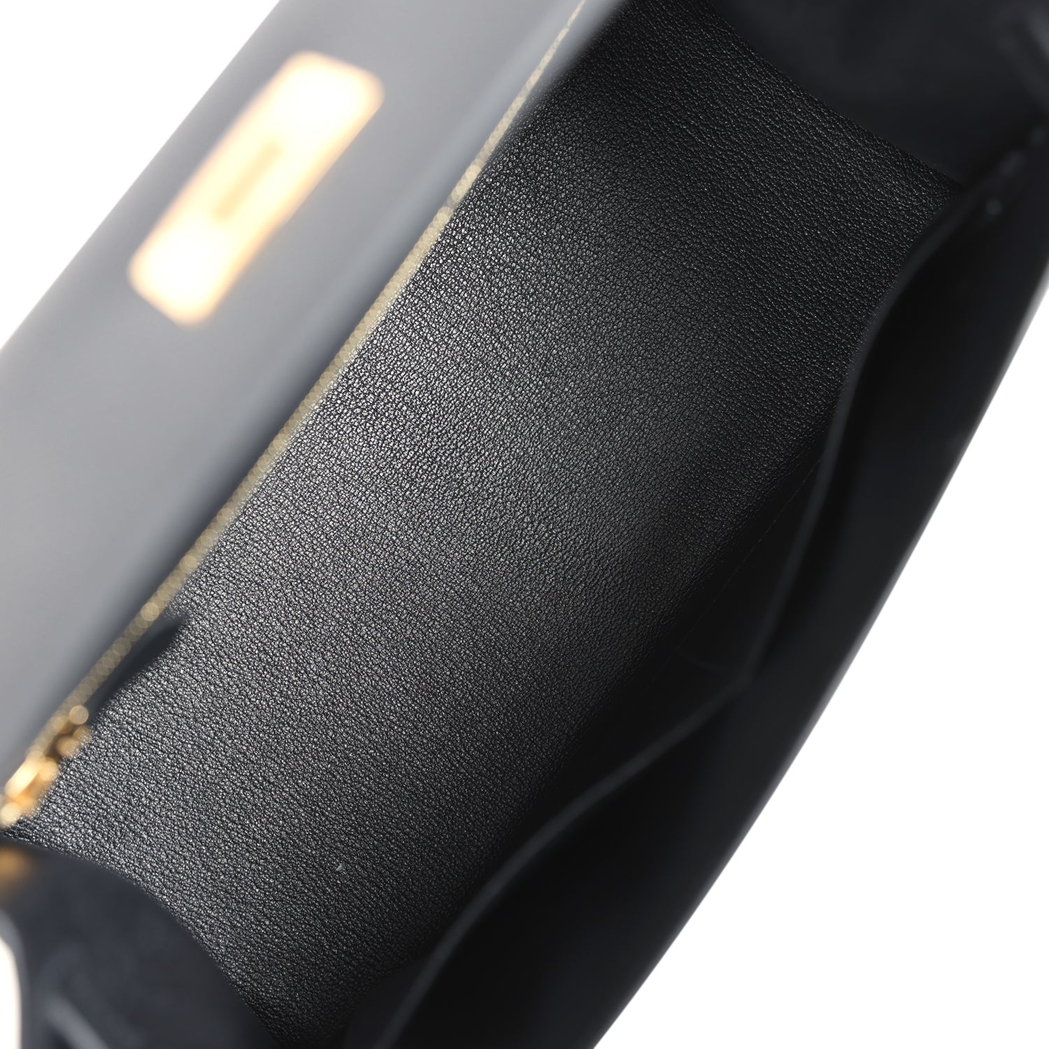 Hermes Kelly Sellier 28 Black Epsom Gold Hardware - Image 4