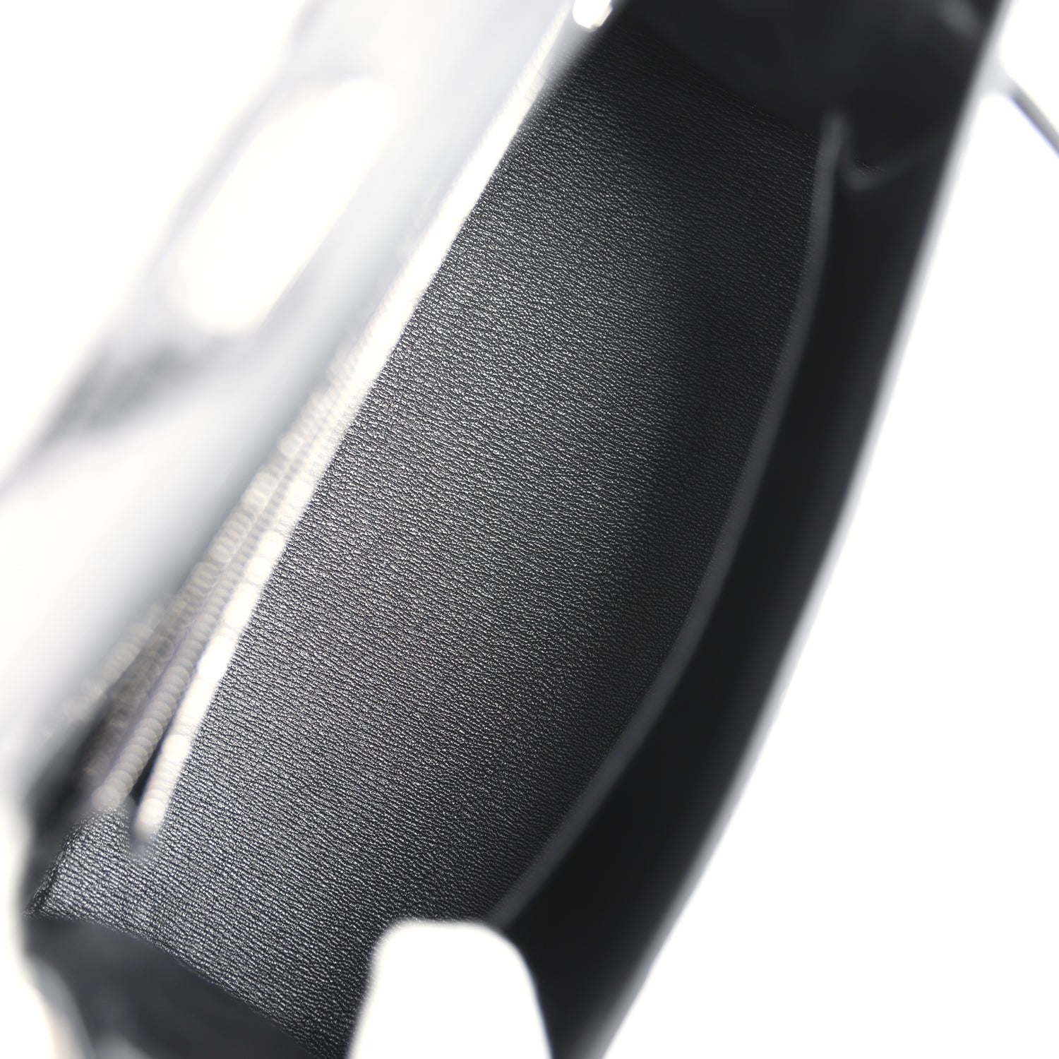 Hermes Kelly Sellier 25 Black Shiny Niloticus Crocodile Palladium Hardware - Image 2