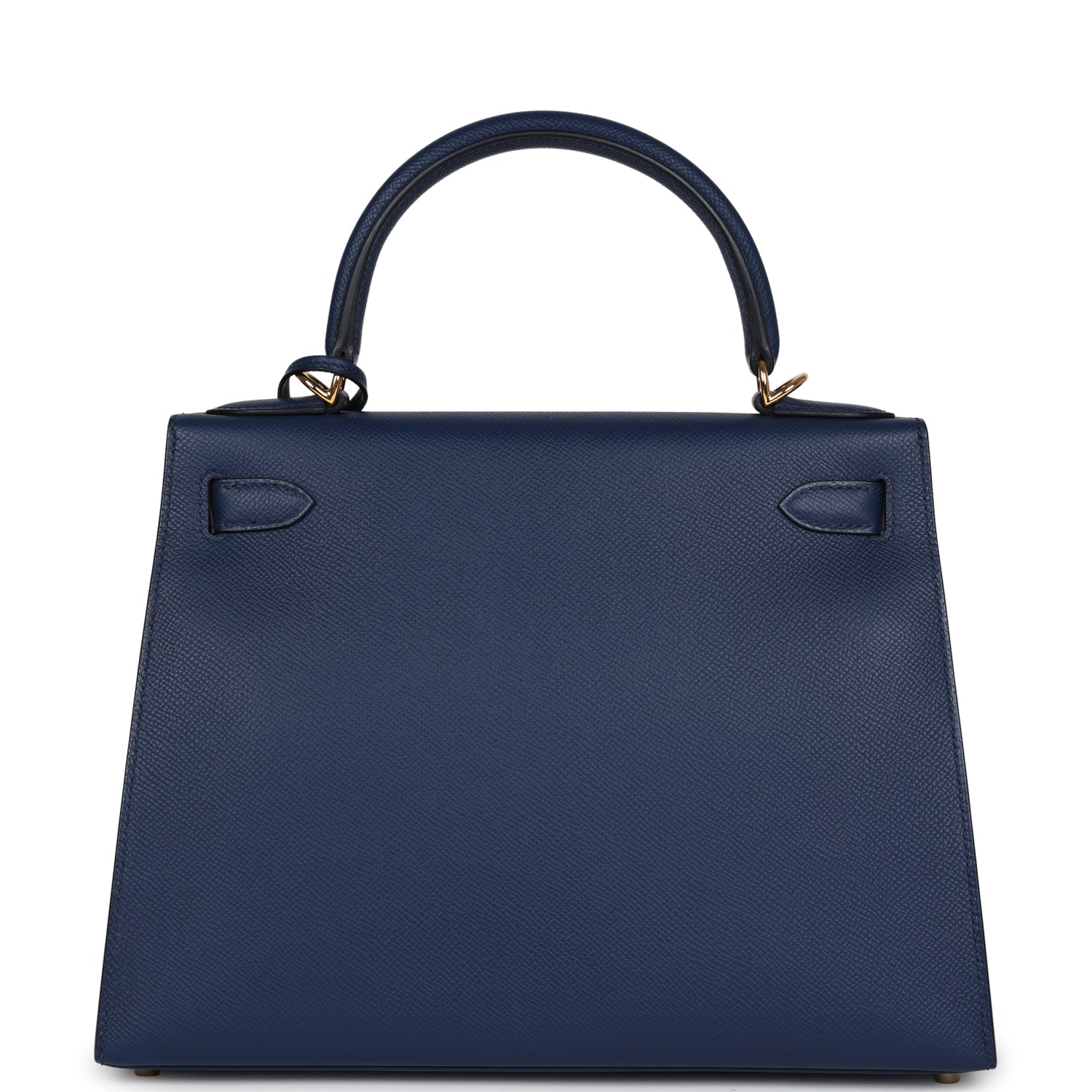 Hermes Kelly Sellier 28 Bleu Navy Epsom Gold Hardware - Image 6