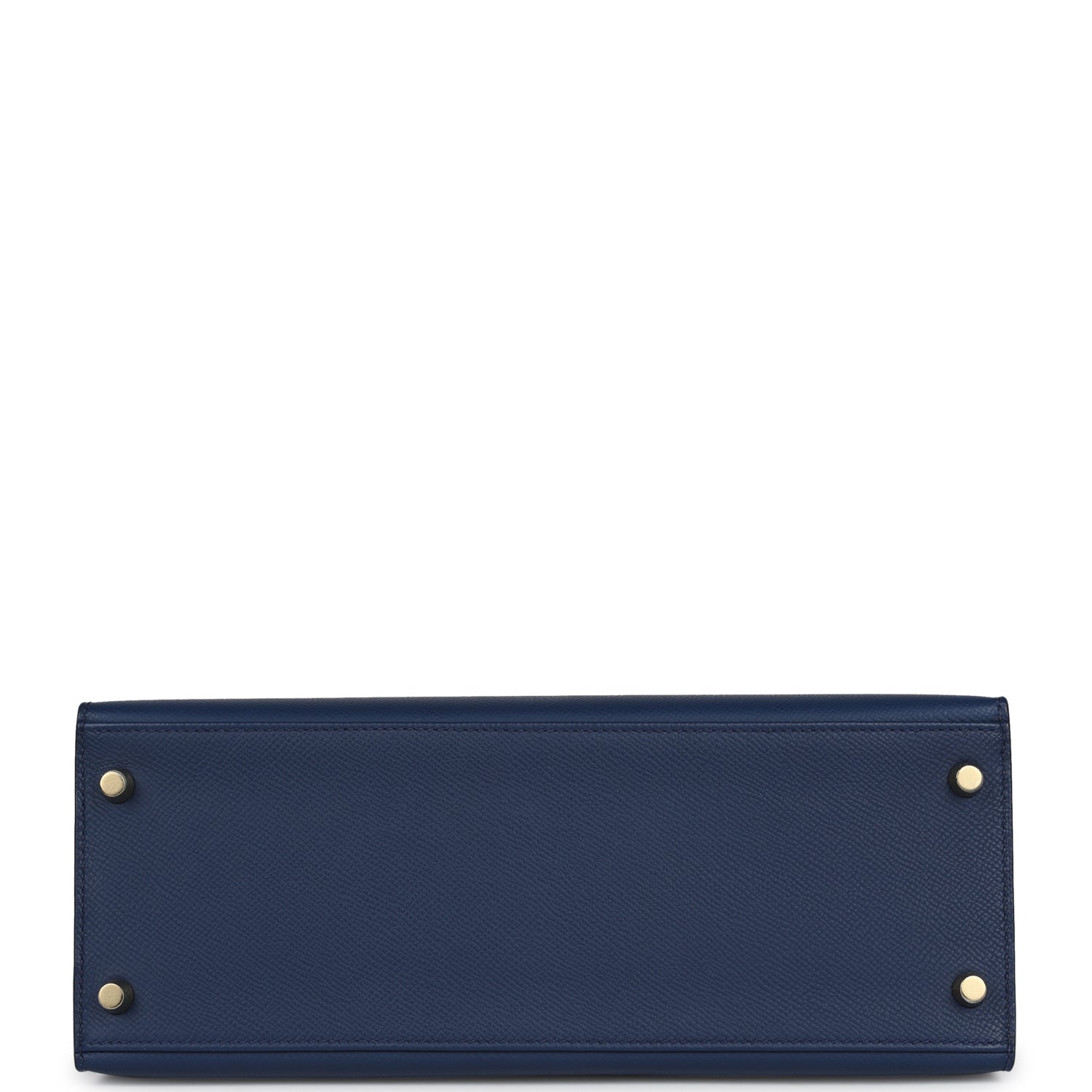 Hermes Kelly Sellier 28 Bleu Navy Epsom Gold Hardware - Image 7