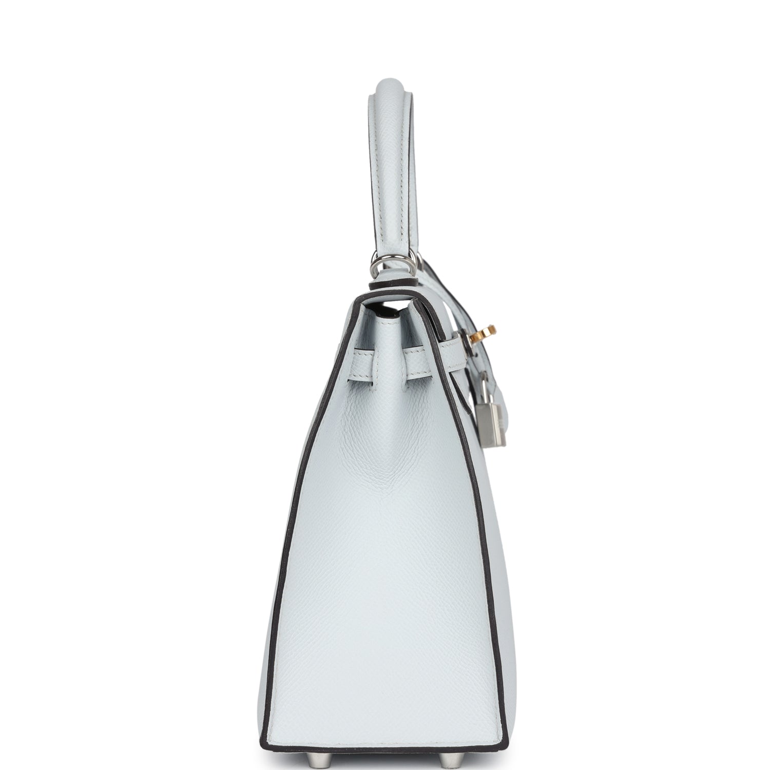 Hermes Kelly Sellier 25 Gris Platine Epsom Electrum Hardware - Image 3
