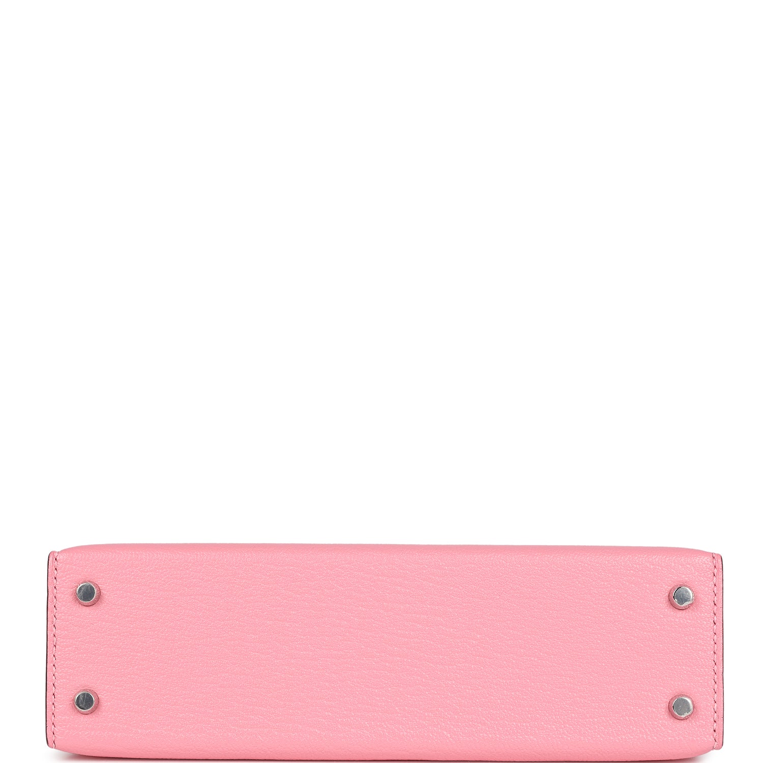 Hermes Kelly Sellier 20 Rose Confetti Verso Chevre Palladium Hardware - Image 2