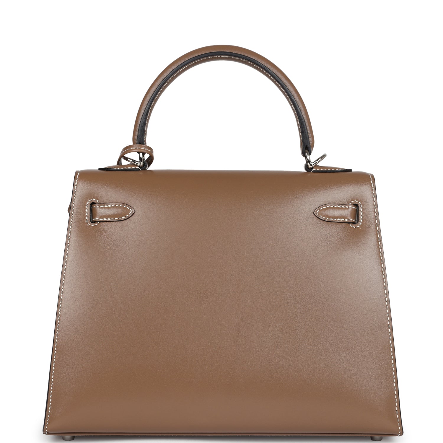 Hermes Kelly Sellier 25 Etoupe Tadelakt Palladium Hardware - Image 2