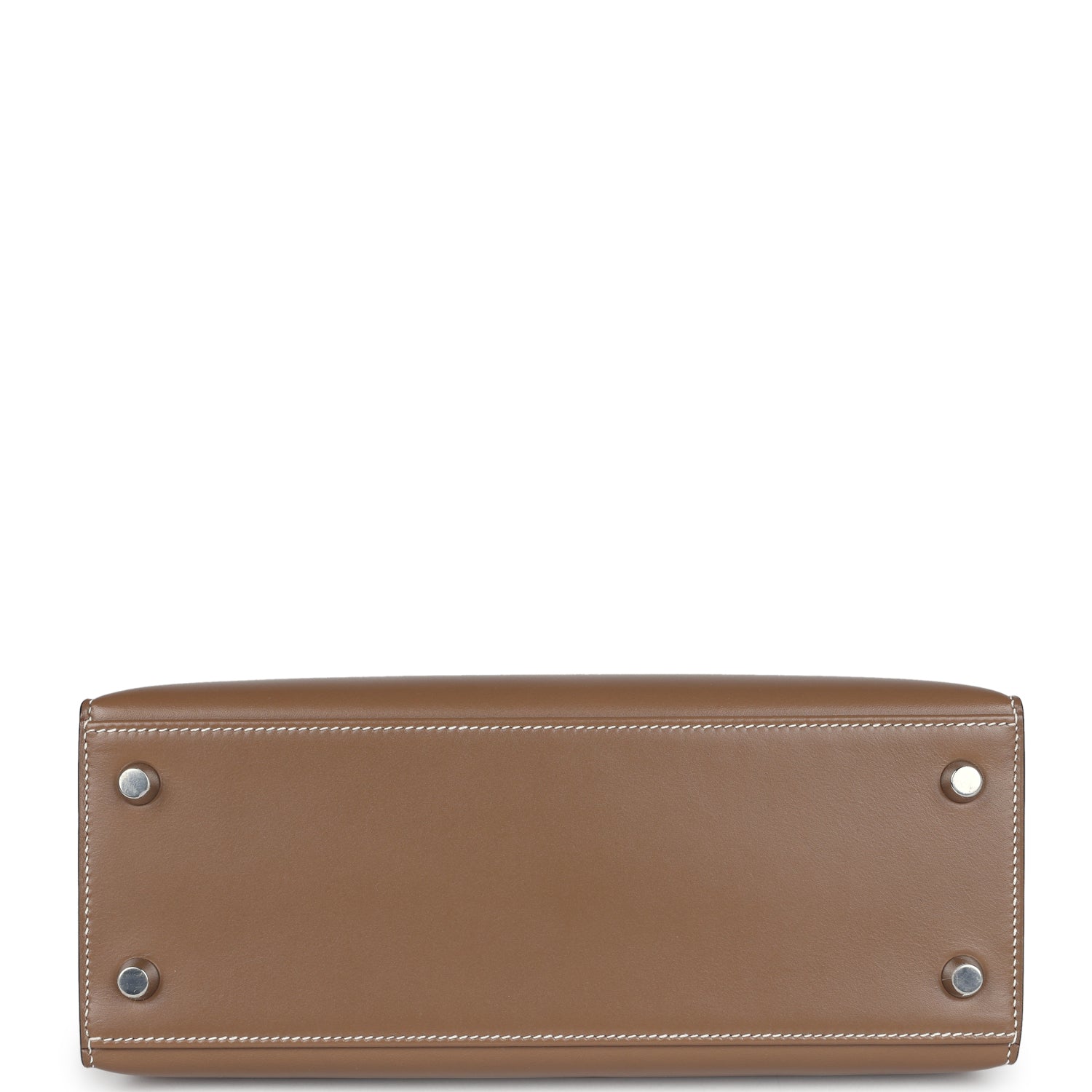 Hermes Kelly Sellier 25 Etoupe Tadelakt Palladium Hardware - Image 4