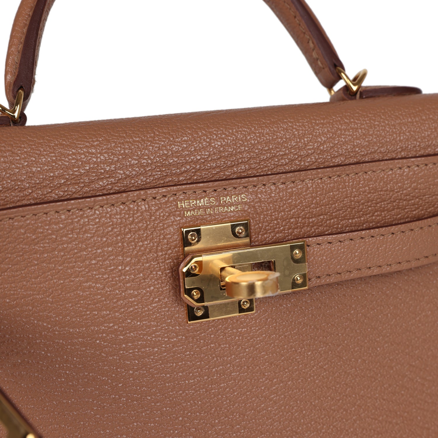 Hermes Kelly Sellier 20 Quebracho Chevre Gold Hardware - Image 3