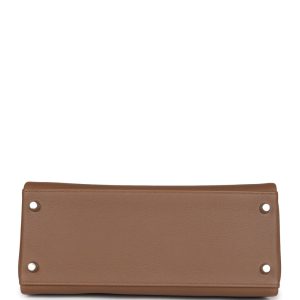 Hermes Kelly Retourne 28 Alezan Evercolor Palladium Hardware