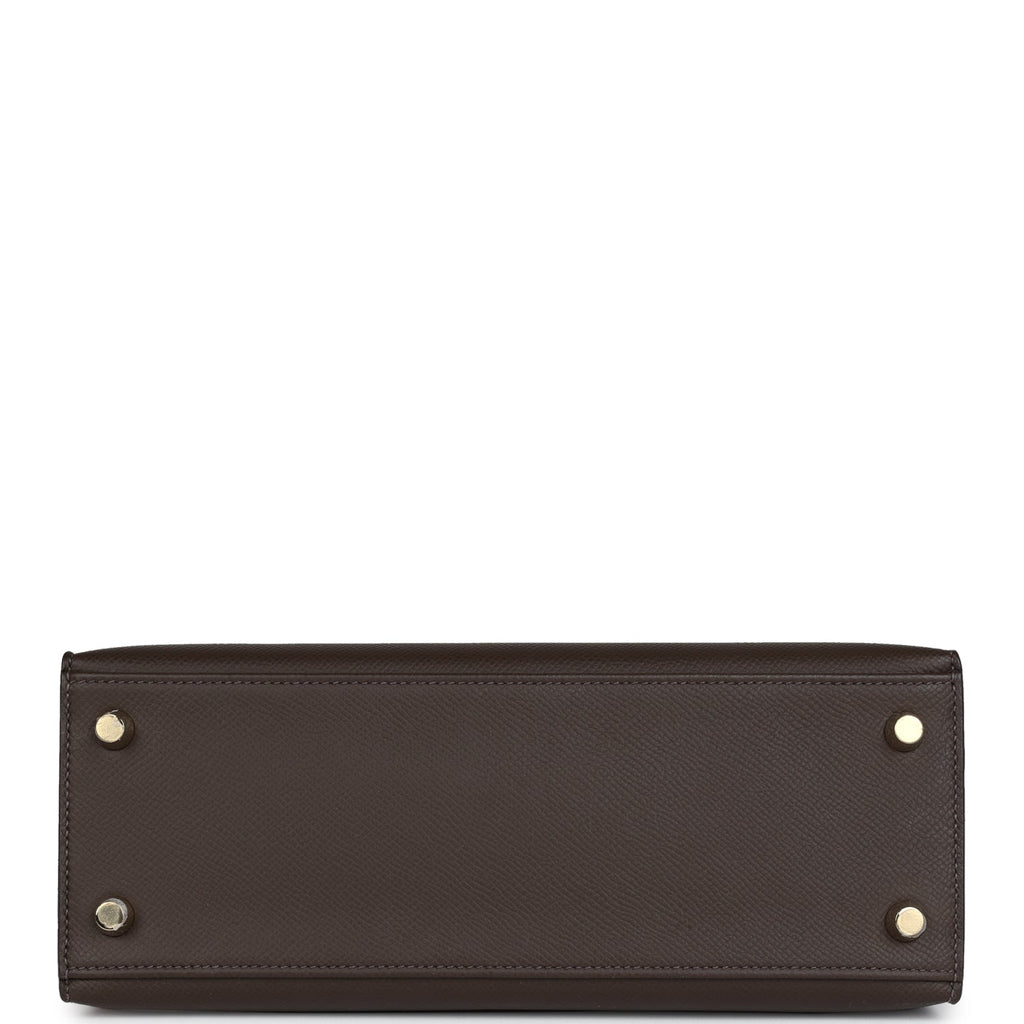 Hermes Kelly Sellier 25 Ecorce Epsom Gold Hardware - Image 4